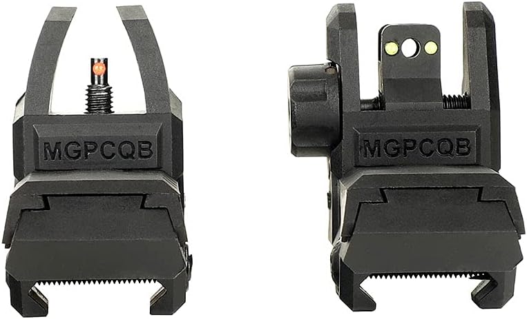ohhunt Fiber Optic Sights Foldable Flip Up Sights Back up Sight Polymer Fiber A15 - Image 3